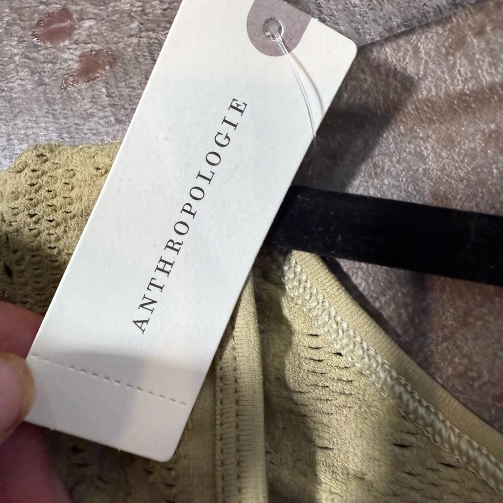 NWT Anthropologie Seamless Boat‎ Neck Top- Small